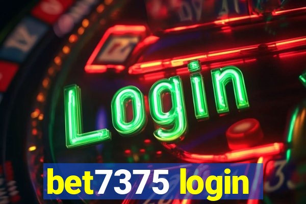 bet7375 login